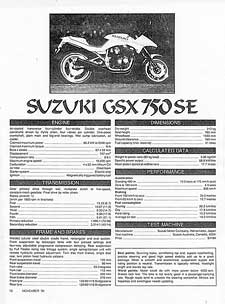 Katana 750 Road Test